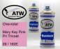 Preview: Chevrolet, Mary Kay Pink Pri Tricoat, 09 / 160E: 400ml Sprühdose + 400ml Klarlack - Set, von ATW Autoteile West.